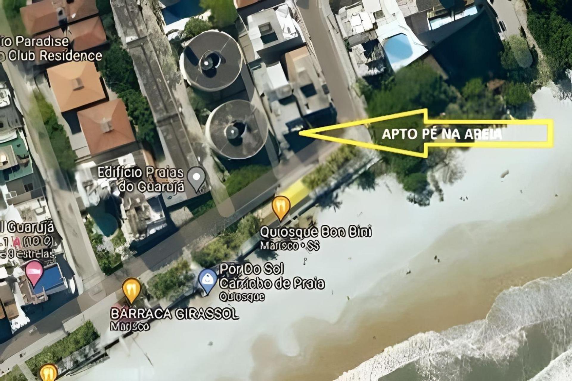 25C - Pe Na Areia Da Praia Do Tombo + Roupas De Cama + Vivo Fibra Guaruja Exterior photo