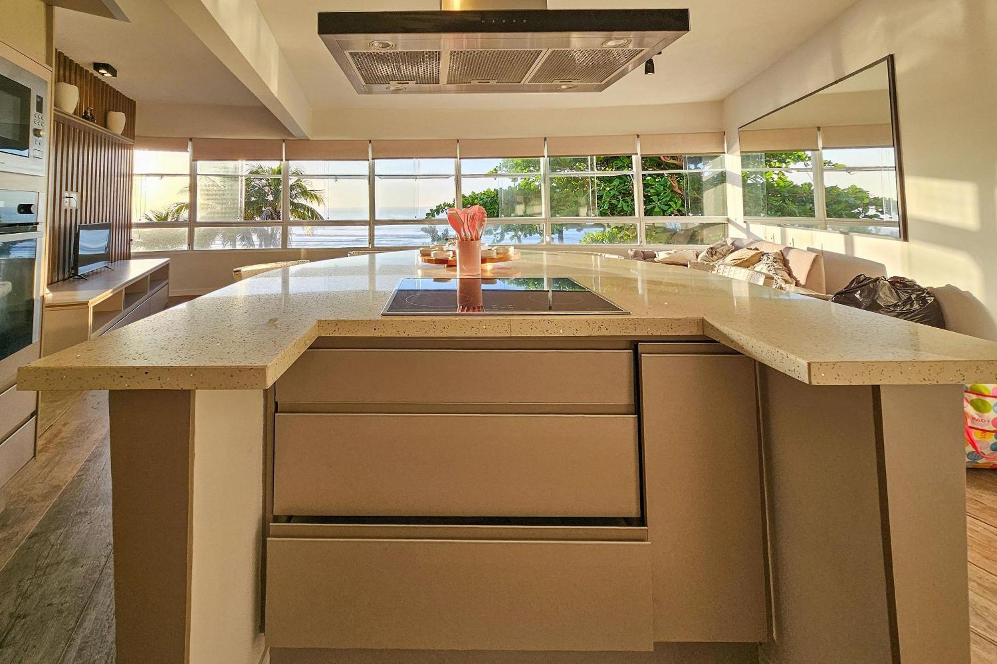 25C - Pe Na Areia Da Praia Do Tombo + Roupas De Cama + Vivo Fibra Guaruja Exterior photo